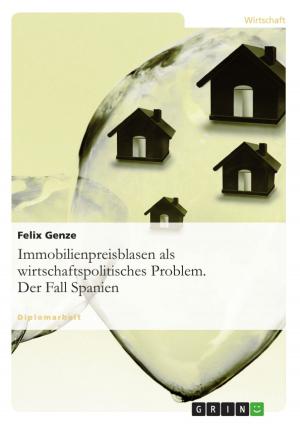 Cover of the book Immobilienpreisblasen als wirtschaftspolitisches Problem. Der Fall Spanien by Monika Reichard