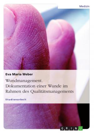 Book cover of Wundmanagement. Dokumentation einer Wunde im Rahmen des Qualitätsmanagements.