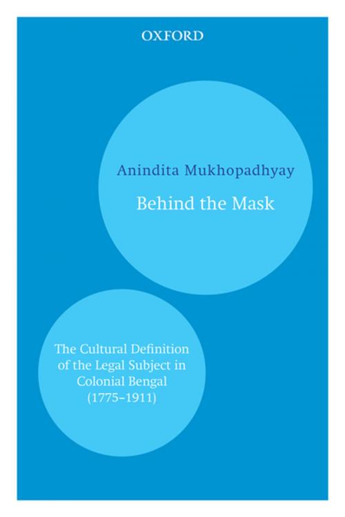 Cover of the book Behind the Mask by Anindita Mukhopadhyay, OUP India