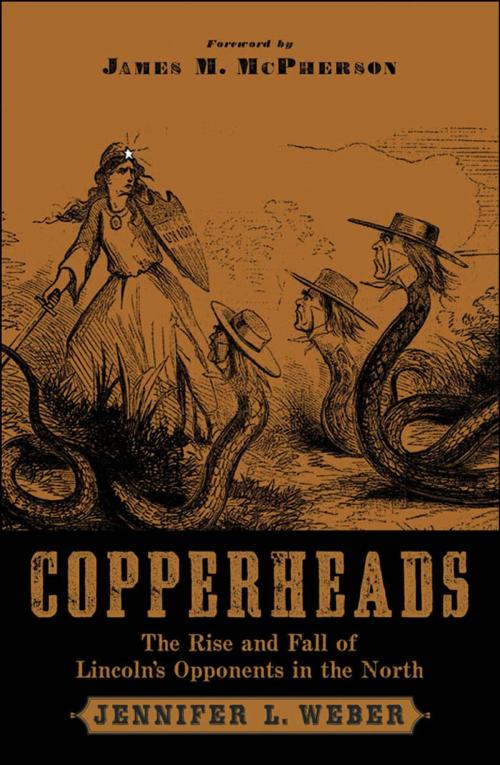 Cover of the book Copperheads : The Rise and Fall of Lincoln's Opponents in the North by Jennifer L. Weber;James M. McPherson, Oxford University Press, USA