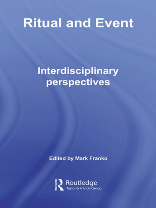 Cover of the book Ritual and Event by , Taylor and Francis