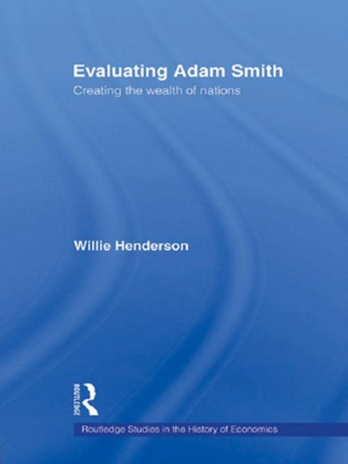 Cover of the book Evaluating Adam Smith by William Henderson, Taylor and Francis