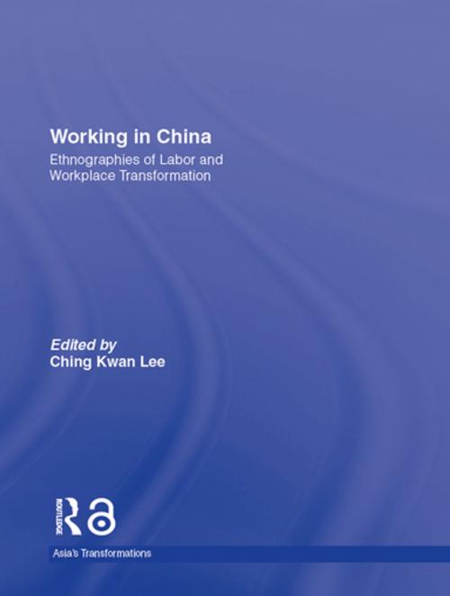Cover of the book Working in China by , Taylor and Francis