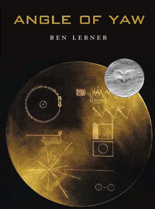 Cover of the book Angle of Yaw by Ben Lerner, Copper Canyon Press