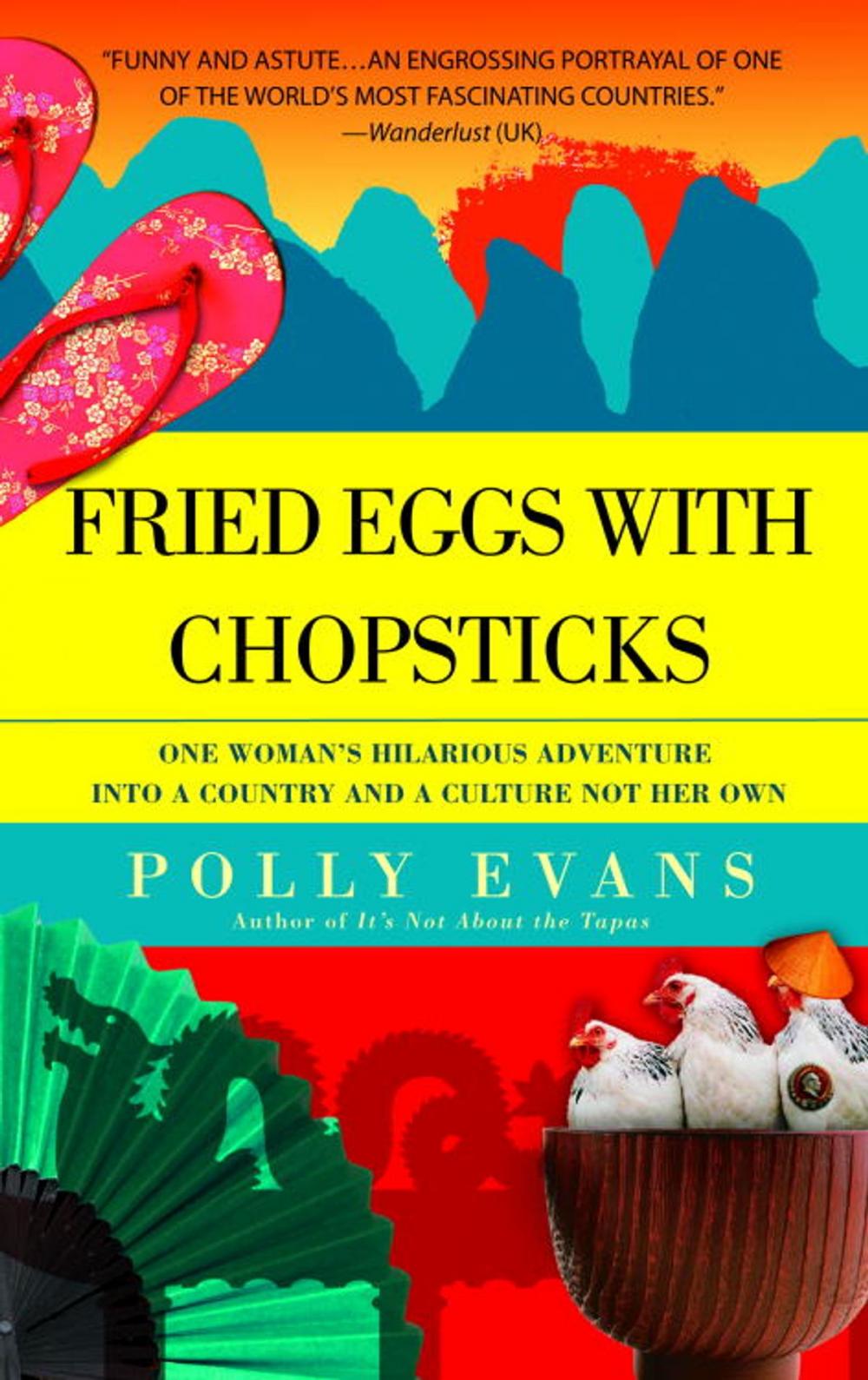Big bigCover of Fried Eggs with Chopsticks