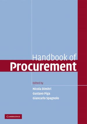 Cover of the book Handbook of Procurement by Jurjen A. Battjes, Robert Jan Labeur