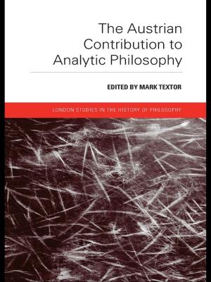 Cover of the book The Austrian Contribution to Analytic Philosophy by Ian J. Cawood