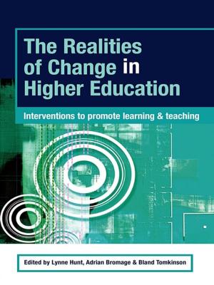 Cover of the book The Realities of Change in Higher Education by Jeremy Gilbert, Ewan Pearson