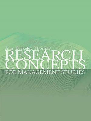 Cover of the book Research Concepts for Management Studies by Lewis S. Feuer