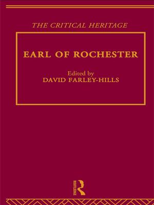 Cover of the book Earl of Rochester by Margaret Pinard