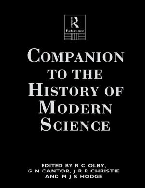 Cover of the book Companion to the History of Modern Science by 