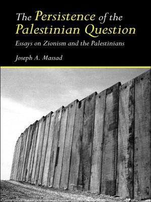 Cover of the book The Persistence of the Palestinian Question by J B Leishman