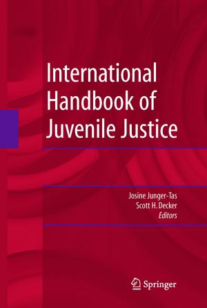 Cover of the book International Handbook of Juvenile Justice by C. Georgopoulos