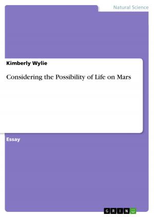Book cover of Considering the Possibility of Life on Mars