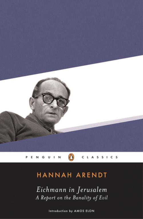 Cover of the book Eichmann in Jerusalem by Hannah Arendt, Penguin Publishing Group