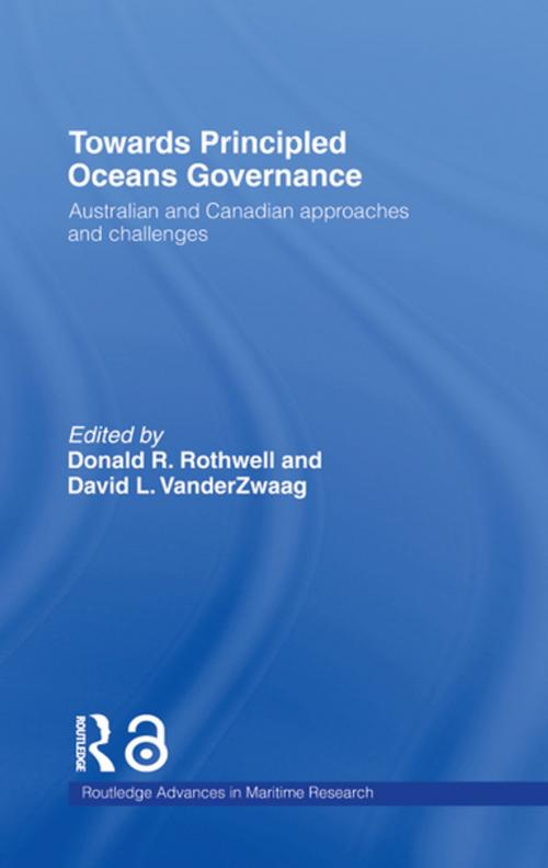 Cover of the book Towards Principled Oceans Governance by , Taylor and Francis