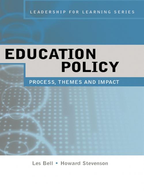 Cover of the book Education Policy by Les Bell, Howard Stevenson, Taylor and Francis