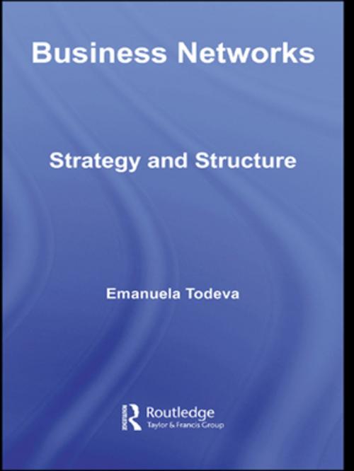 Cover of the book Business Networks by Emanuela Todeva, Taylor and Francis