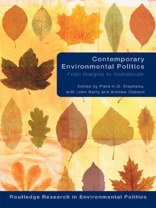 Cover of the book Contemporary Environmental Politics by , Taylor and Francis