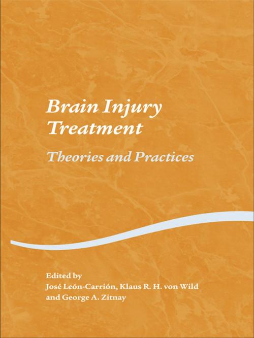 Cover of the book Brain Injury Treatment by Jose Leon-Carrion, George A. Zitnay, Klaus R. H. von Wild, Taylor and Francis