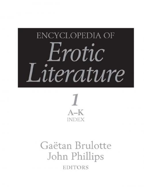Cover of the book Encyclopedia of Erotic Literature by , Taylor and Francis