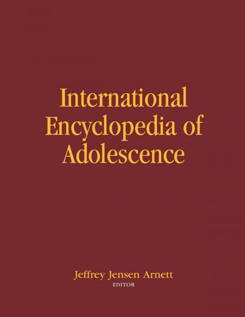 Cover of the book International Encyclopedia of Adolescence by , Taylor and Francis