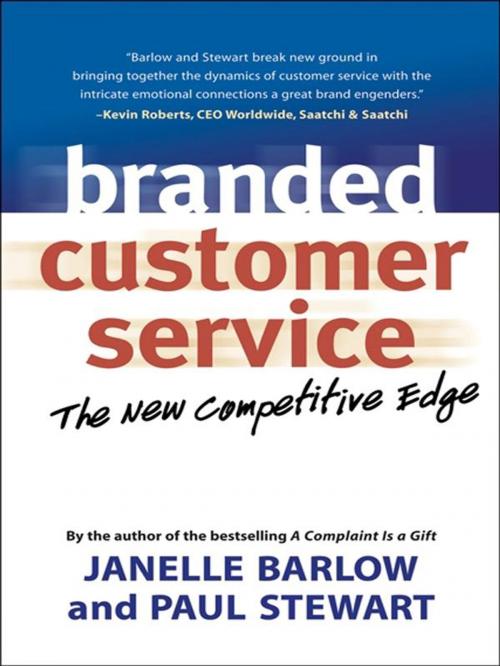 Cover of the book Branded Customer Service by Janelle Barlow, Paul Stewart, Berrett-Koehler Publishers
