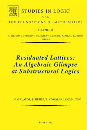 Book cover of Residuated Lattices: An Algebraic Glimpse at Substructural Logics