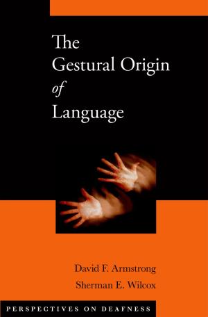 Book cover of The Gestural Origin of Language