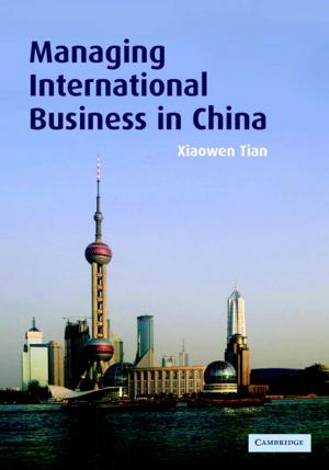 Book cover of Managing International Business in China