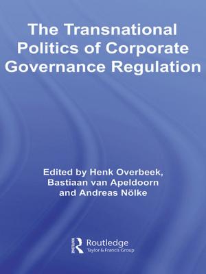 Cover of the book The Transnational Politics of Corporate Governance Regulation by David Sunderland