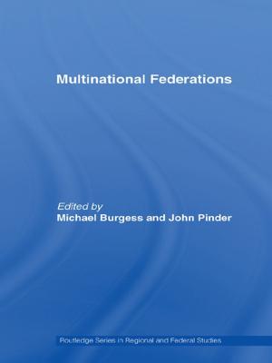 Cover of the book Multinational Federations by Tristan Dunning