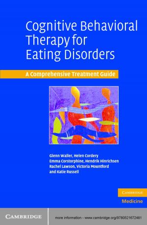 bigCover of the book Cognitive Behavioral Therapy for Eating Disorders by 