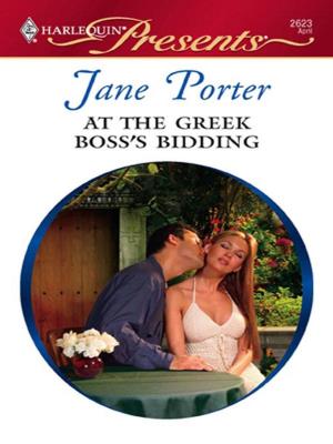 Cover of the book At the Greek Boss's Bidding by Susan Wiggs