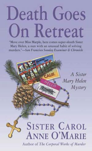 Cover of the book Death Goes on Retreat by Amanda Goldberg, Ruthanna Khalighi Hopper