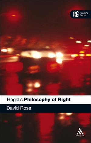 Cover of the book Hegel's 'Philosophy of Right' by Christopher M. Norris