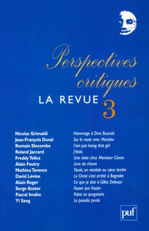 Cover of the book Perspectives critiques : la Revue 3 by Sandy Jamieson