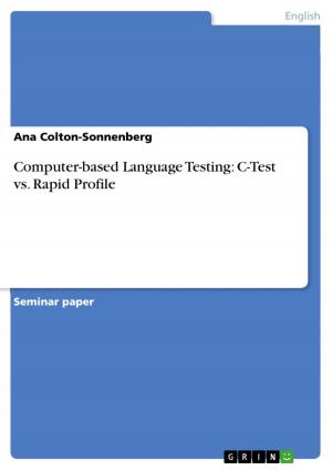 Cover of the book Computer-based Language Testing: C-Test vs. Rapid Profile by Marco Erlenkamp