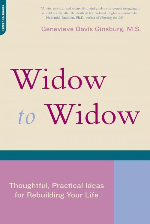 Cover of the book Widow To Widow by Genevieve Davis Ginsburg, Hachette Books