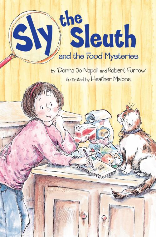 Cover of the book Sly the Sleuth and the Food Mysteries by Donna Jo Napoli, Penguin Young Readers Group