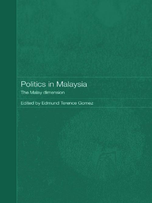 Cover of the book Politics in Malaysia by , Taylor and Francis