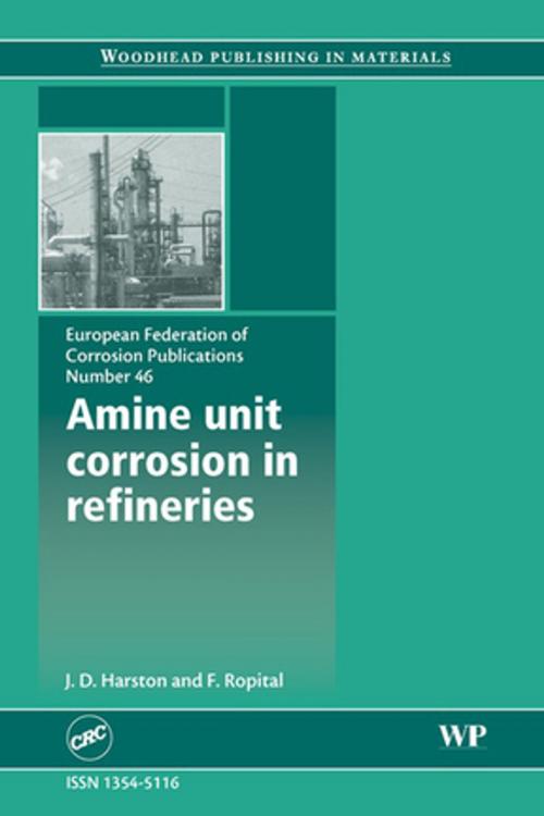 Cover of the book Amine Unit Corrosion in Refineries by J Harston, F Ropital, Elsevier Science
