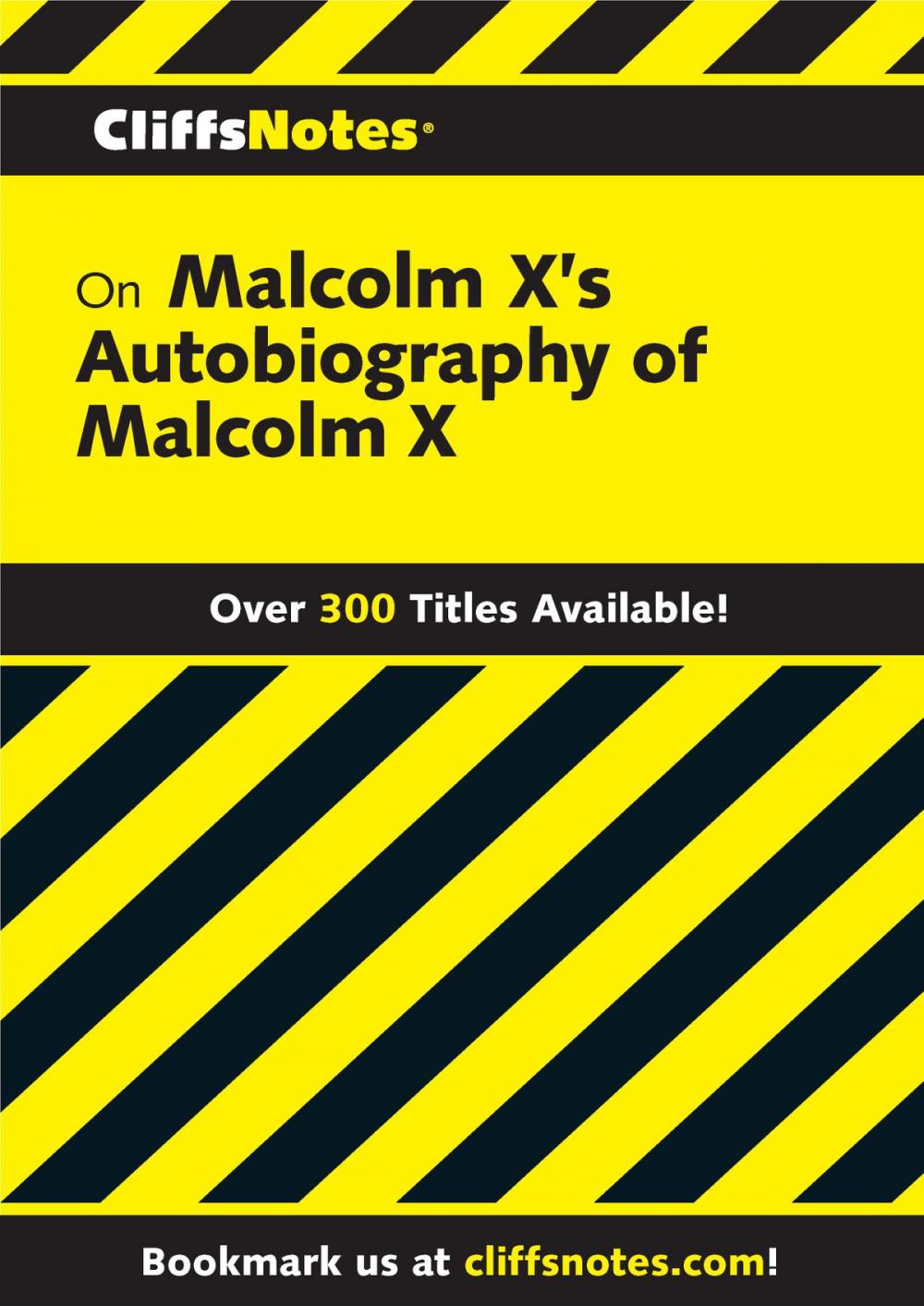 Big bigCover of CliffsNotes on Malcolm X's The Autobiography of Malcolm X