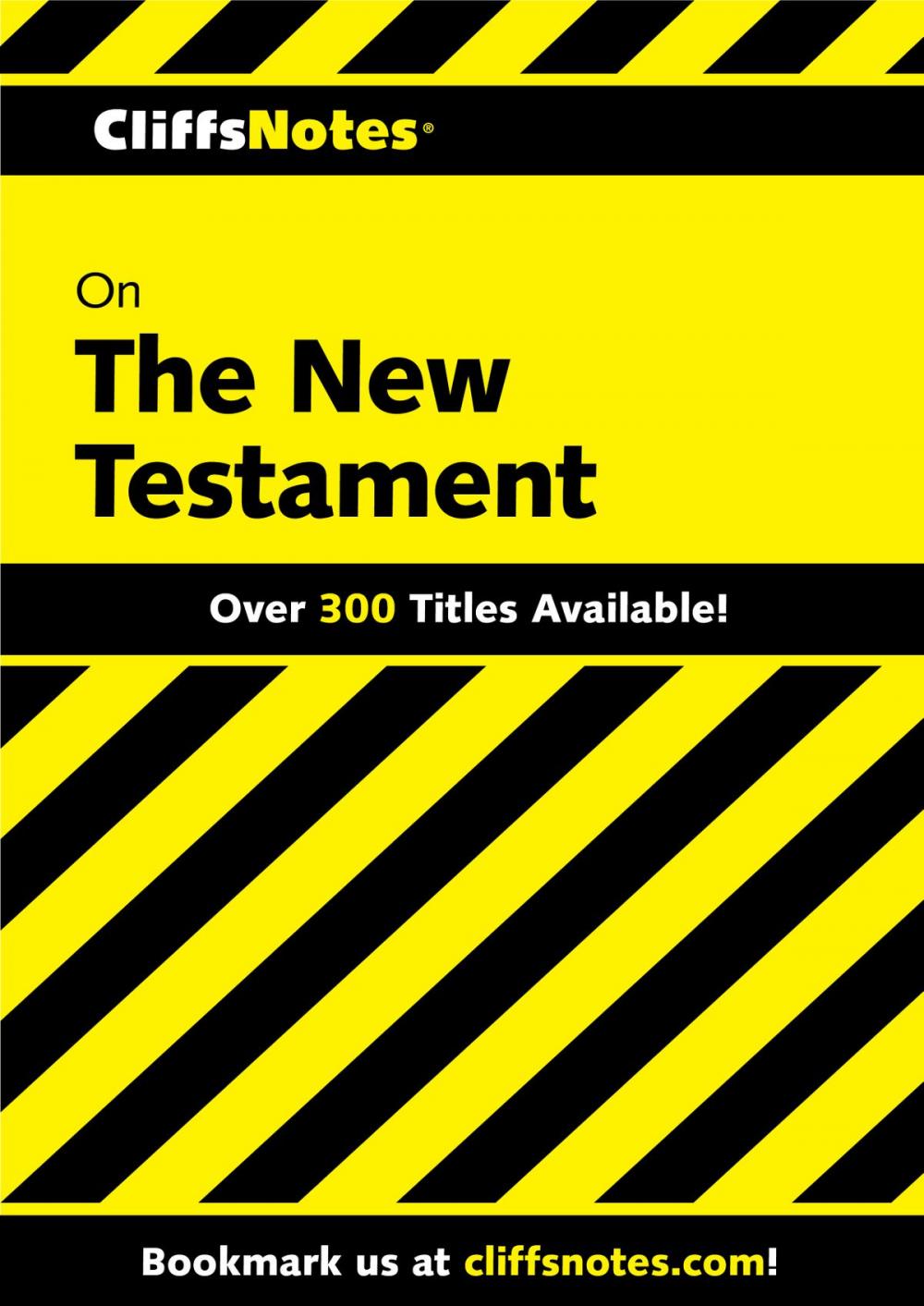 Big bigCover of CliffsNotes on The New Testament