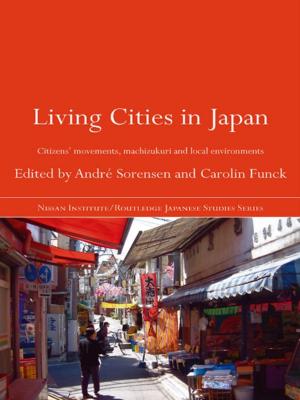 Cover of the book Living Cities in Japan by Josephine von Zitzewitz
