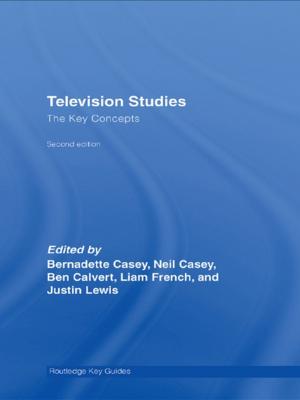 Book cover of Television Studies: The Key Concepts