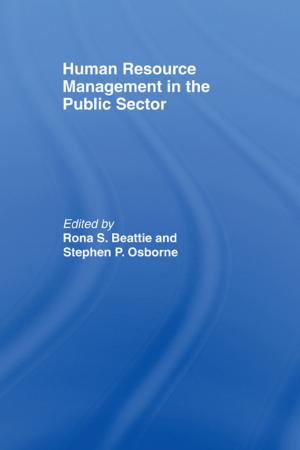 Cover of the book Human Resource Management in the Public Sector by Sonia Kruks