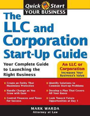 Book cover of LLC and Corporation Start-Up Guide