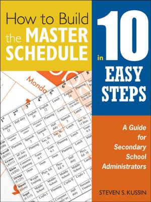 Cover of the book How to Build the Master Schedule in 10 Easy Steps by Dr. James E. Ysseldyke, Bob Algozzine