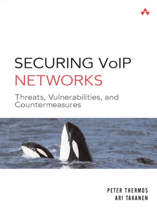 Cover of the book Securing VoIP Networks by Peter Thermos, Ari Takanen, Pearson Education